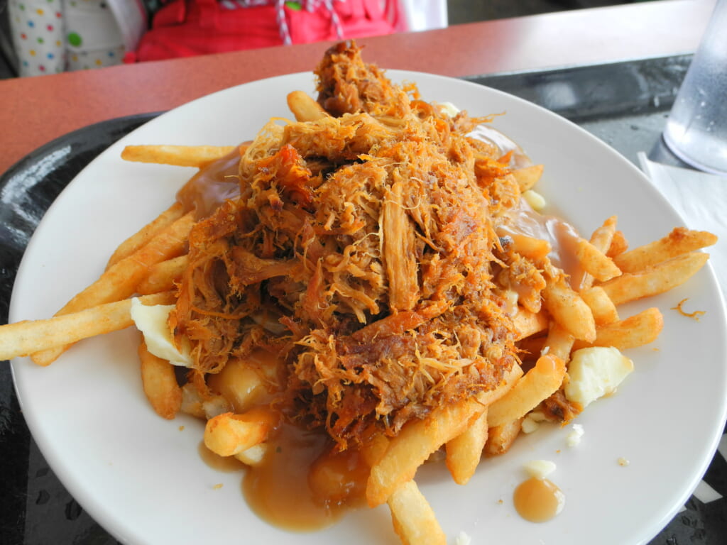 Pulled pork poutine﻿